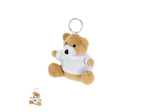 Portachiavi Pickford Personalizzato - Portachiavi orsetto di peluche con maglietta personalizzabile, ideale per sublima