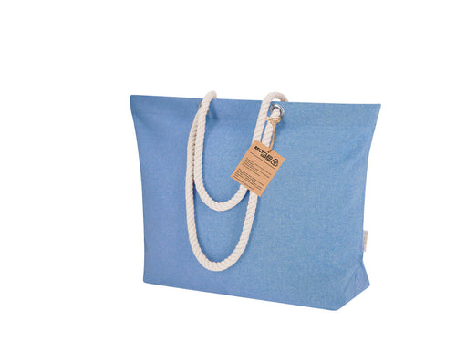 Borse A Soffietto Coulan Personalizzato - Borsa realizzata principalmente in Cotone Riciclato di 220g/m2