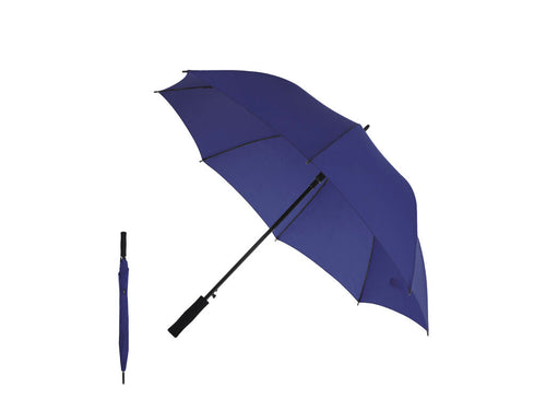 Winddichter Regenschirm mit einem Durchmesser von 120 cm, hergestellt aus RPET 190T Polyester - Wiber Personalisiert