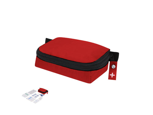 Kit d'urgence de 20 accessoires dans un étui résistant en polyester 600D avec fermeture éclair à tirette unique - Kintar Personnalise