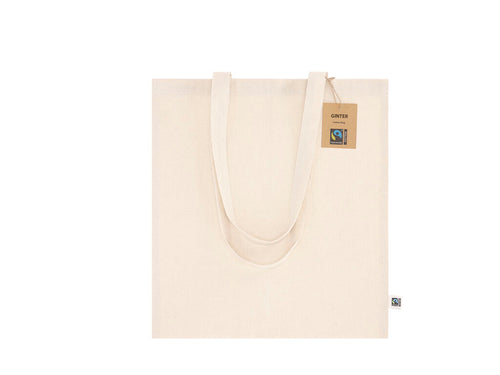 Borse Di Cotone Ginter Fairtrade Personalizzato - Borsa realizzata principalmente in cotone di 140g/m2