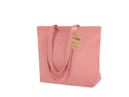 Borse A Soffietto Arpel Personalizzato - Borsa realizzata principalmente in cotone riciclato di 220 g/m2 con fondo
