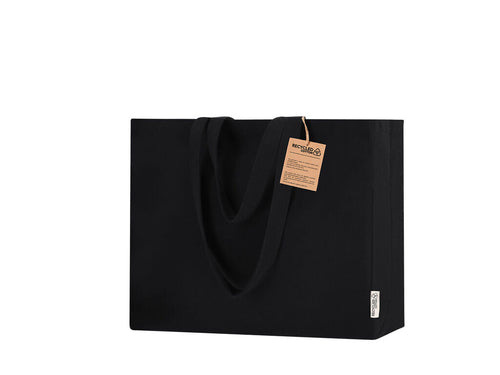 Borse A Soffietto Lilan Personalizzato - Borsa realizzata principalmente in resistente cotone riciclato di 300g/m2