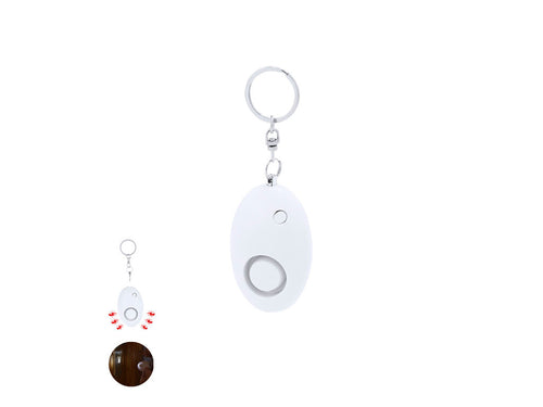 Alarme personnelle avec lampe de poche LED, équipée d'une puissante cloche de volume pour alerter en cas d'urgence - Lyra Personnalise