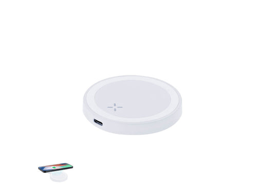 Chargeur sans fil 15W en ABS recyclé (RAB) - Vilof Personnalise