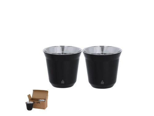 Accessori Per Bevande Kodet Personalizzato - Elegante set di bicchieri in acciaio inox riciclato a doppia parete