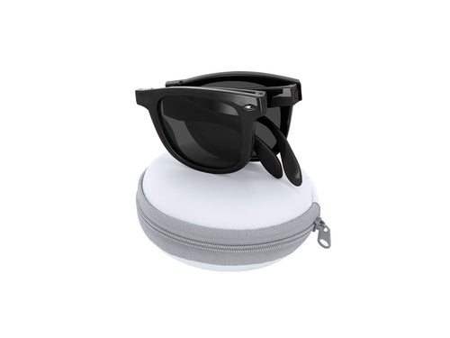 Faltbare Sonnenbrille mit UV400-Schutz, gefertigt aus recyceltem PC - Kenyad Personalisiert