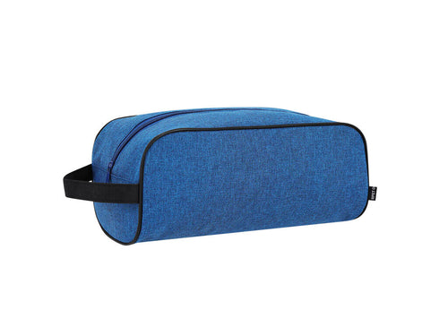 Pratique sac à chaussures confectionné en polyester RPET 600D avec fermeture éclair assortie - Tornon Personnalise