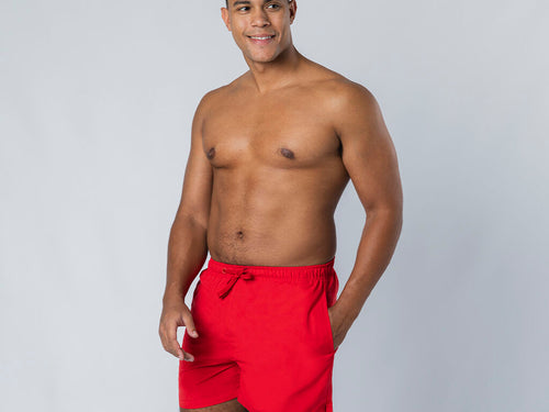 Schwimmhose mit elastischem Bund, Sicherheitsnähten und passendem verstellbarem Kordelzug, ausgestattet mit Sicherheits-Aglet - Merlin Personalisiert