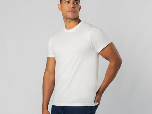 T-shirt tubulaire à manches courtes unisexe confectionné en coton de jersey de 190 g/m² - Perkins Personnalise