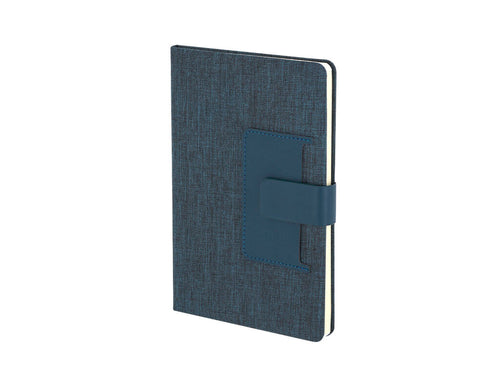 Notizblock mit stabilen Covern aus einer Kombination von 300D RPET Polyester und PU - Flitfud Personalisiert