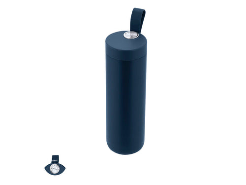 Borracce Termiche Royan Personalizzato - Contenitore termico in acciaio inox a doppia parete da 500 ml di capacità, con misuratore di temperatura analogico, con intervallo da 0º a 100º