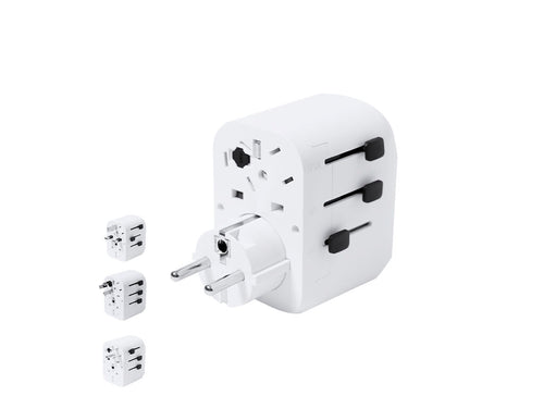 Adaptateur de prises complet, de design compact et portable - Wando Personnalise
