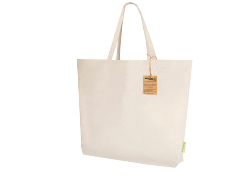 Borse A Soffietto Todar Personalizzato - Bag in cotone riciclato da 220 g/m2 in colore naturale