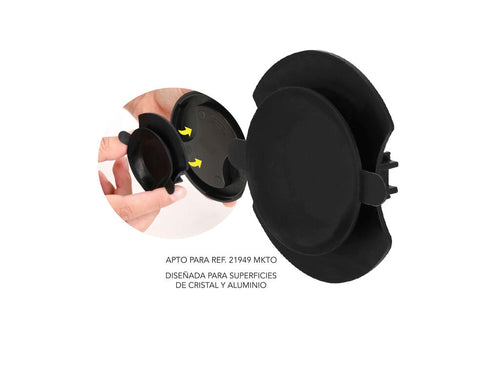 Support ventouse adapté pour re f 21949 MKTO , qu i vous permettra d'utiliser le balise sur des surfaces non métalliques telles que le verre, l'aluminium ou la fibre de verre - Karlon Personnalise