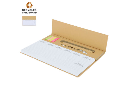 Più Casa Isan Personalizzato - Planner settimanale da scrivania disponibile in 7 lingue (spagnolo, inglese, francese, portoghese, tedesco, olandese, italiano)