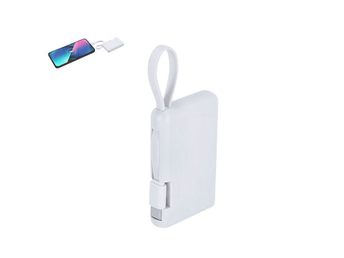Powerbank compacte, fabriquée en ABS avec une capacité de charge de 2 - Brandin Personnalise