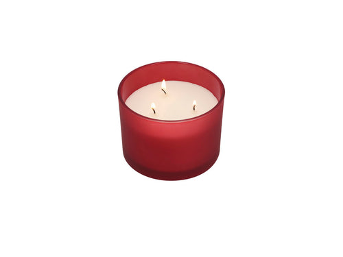 Decorazione Lenzox Personalizzato - Candela profumata in barattolo di vetro con tre stoppini