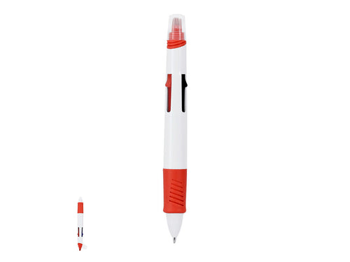 Stylo multicolore avec marqueur inclus en ABS - Reggan Personnalise