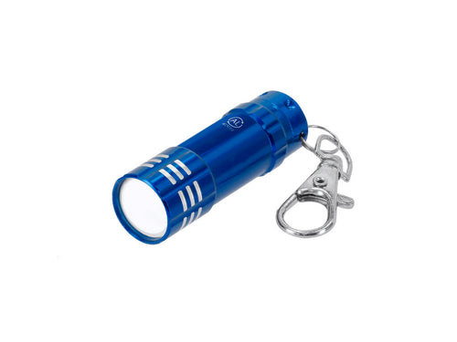 Portachiavi Musday Personalizzato - Portachiavi robusto per torcia in alluminio riciclato con finitura lucida