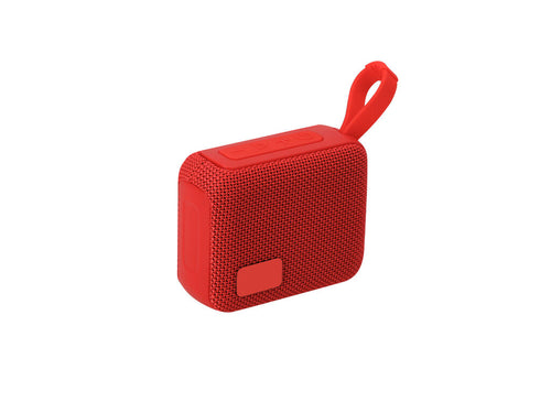 Haut parleur stéréo Bluetooth® 5 W en ABS avec finition mate et grille frontale en polyester RPET 300D - Groxen Personnalise