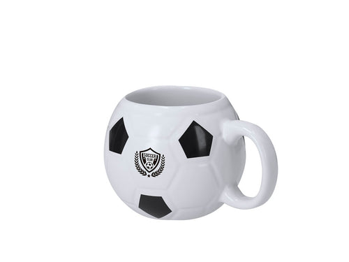 Tasse en céramique au design classique du football avec une capacité de 440 ml - Hindy Personnalise