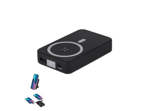 Batterie auxiliaire externe de 15W, grande capacité de charge, 10 000 mAh en ABS recyclé - Granzax Personnalise