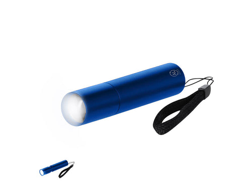 Stabile Taschenlampe mit Zoomfunktion aus recyceltem Aluminium - Tortol Personalisiert