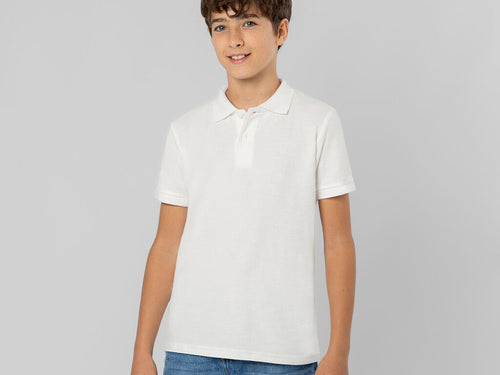 Polo Da Ragazzo Charles Personalizzato - Polo per bambini a maniche corte da 180 g/m2
