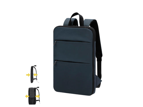 Zaini Con Tasca Per Laptop Oracle Personalizzato - Zaino estensibile realizzato in PU/poliestere 600D resistente