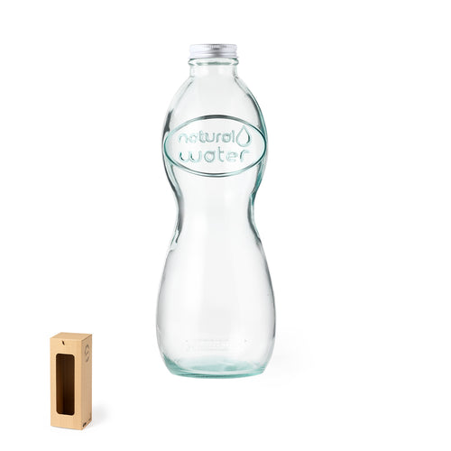 Nature line bottle with 1l capacity and metal screw-on lid - Limpix Personalised