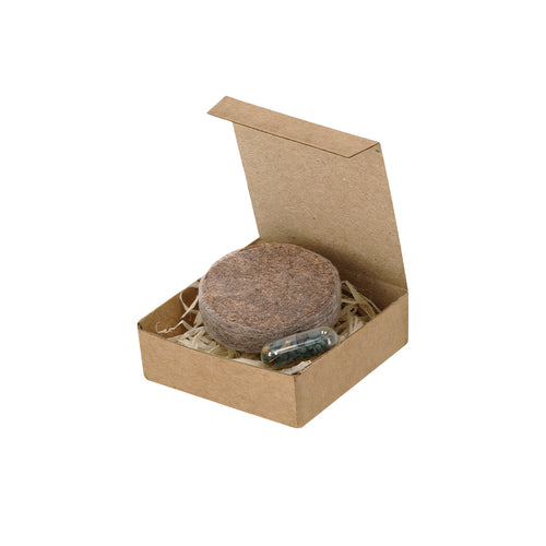 Piani Aquael Personalizzato - Kit piantabile con capsula di semi e pastiglia di substrato, presentato in un astuccio in cartone riciclato con istruzioni per la semina