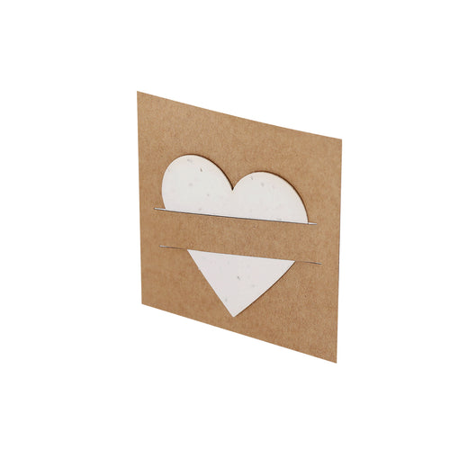 Piani Cryar Personalizzato - Carta piantabile con semi in forme originali, presentata in un astuccio in cartone riciclato con istruzioni di piantagione