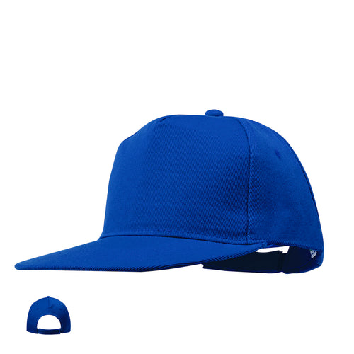 Casquette à 5 panneaux avec visière plate matelassée - Lorenz Personnalise