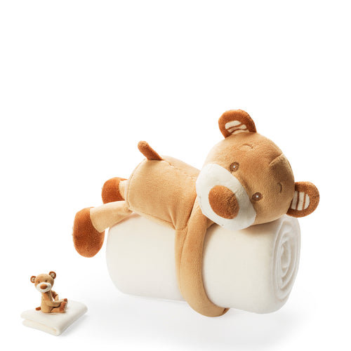 Giochi Per Bambini Yogui Personalizzato - Divertente coperta con orsetto in morbido e caldo pile da 200g/m2
