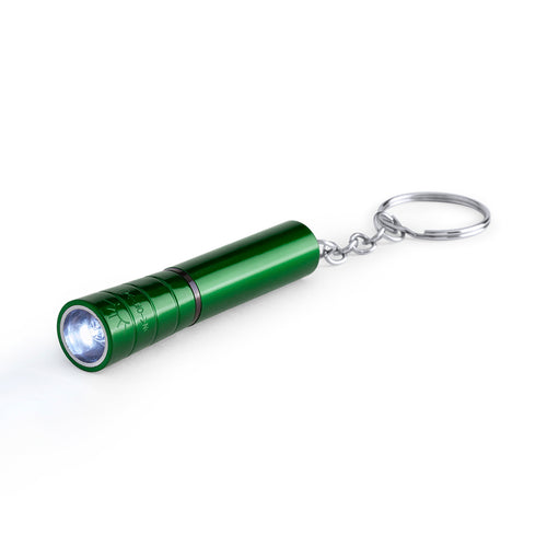 LED-Taschenlampe mit Schlüsselring und geschmeidigem Gehäuse in glänzender Ausführung - Flonse Personalisiert