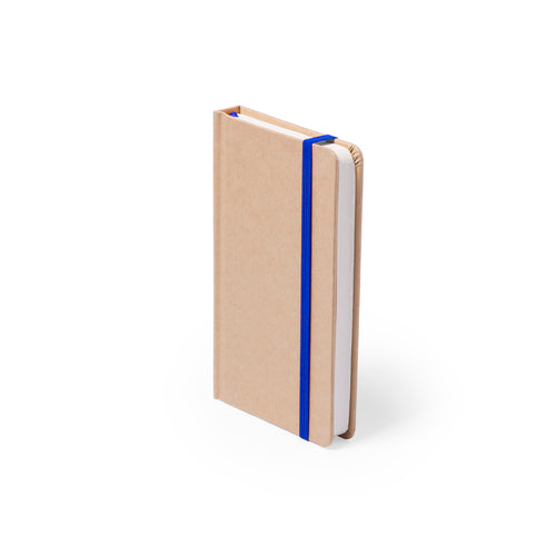 Notizblock mit Soft-Touch-Cover aus robustem Karton in Naturfarbe - Bosco Personalisiert