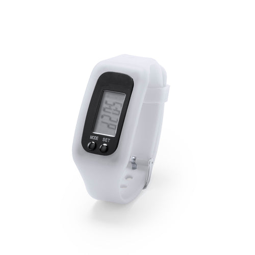 Coole Sport-Digitaluhr mit rechteckigem LCD-Display und verstellbarem Silikonarmband - Drogon Personalisiert