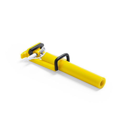 Toller Selfie-Stick mit zweifarbigem Design und 3,5-mm-Klinkenstecker sowie Anti-Rotationssystem und Auslöser am Griff - Rontiver Personalisiert