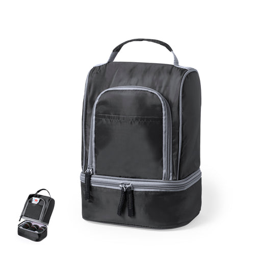 Glacière tout-terrain en polyester 210D et avec deux compartiments indépendants à fermeture éclair - Listak Personnalise