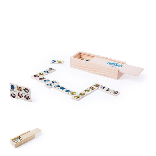 Giochi Per Bambini Kelpet Personalizzato - Divertente domino in legno con animali