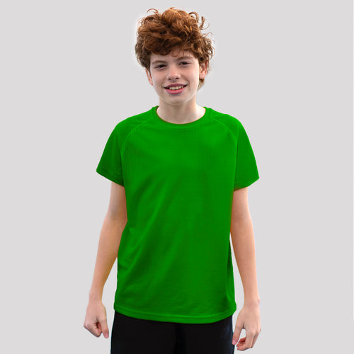 Magliette Da Ragazzo Dynamic Personalizzato - T-shirt tecnica taglia bambino in materiale dinamico, altamente traspirante e realizzata in tessuto 100% poliestere 125g/m2