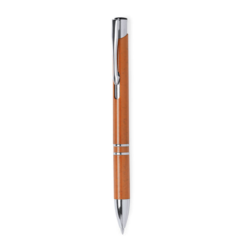 Stylo avec le corps en combinaison de fibres de blé et de matériaux ABS, afin de favoriser l utilisation des matières premières naturelles et de réduire les émissions polluantes - Nukot Personnalise