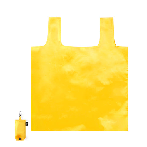 Sac pliable de course en polyester RPET plastique recyclé, favorise la réutilisation des déchets plastiques et contribuer à la durabilité de la planète - Restun Personnalise