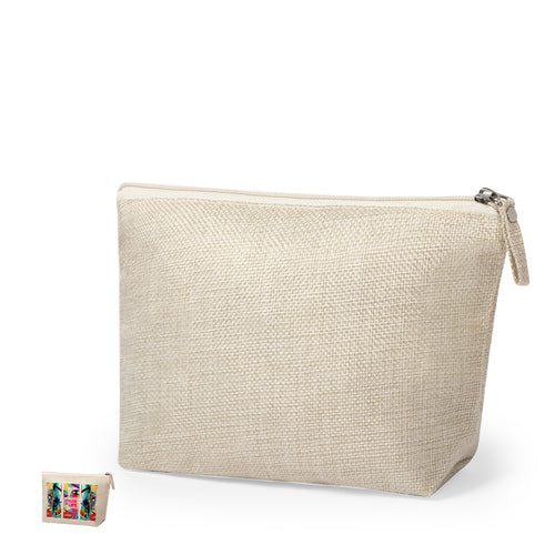 Tessile Per Sublimazione Kreston Personalizzato - Borsa da toilette ispirata alla natura, in resistente poliestere soft-touch, realizzata appositamente per la stampa a sublimazione