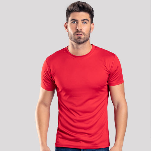 Funktions-T-Shirt für Erwachsene aus atmungsaktivem 135g/m2 Polyester/Elastan-Material - Layom Personalisiert
