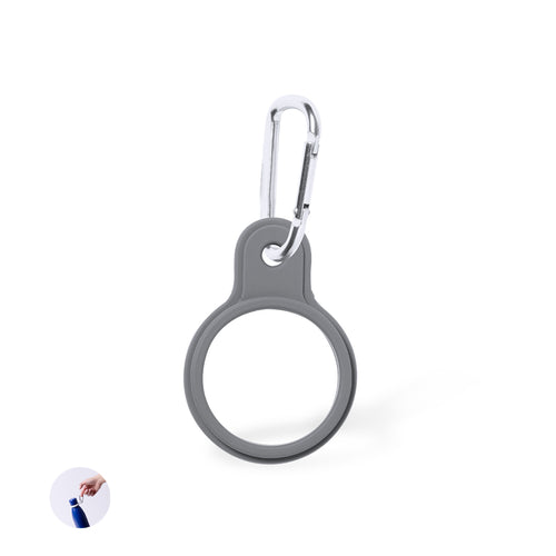 Accessori Di Protezione Igienica Gotan Personalizzato - Originale gancio per il trasporto di borracce Realizzato in silicone resistente, con moschettone in alluminio