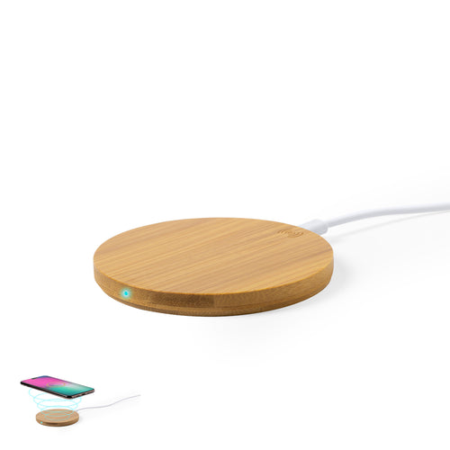 Chargeur sans fil avec un design en forme de cercle - Hebant Personnalise