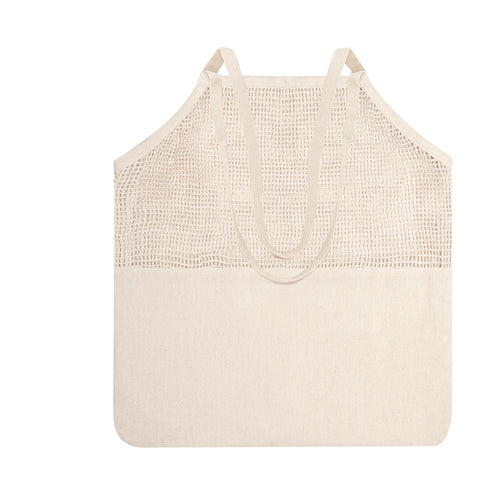 Borse Di Cotone Trobax Personalizzato - Borsa a rete linea Nature in cotone non sbiancato da 220 g / m2, con una superficie liscia per la stampa