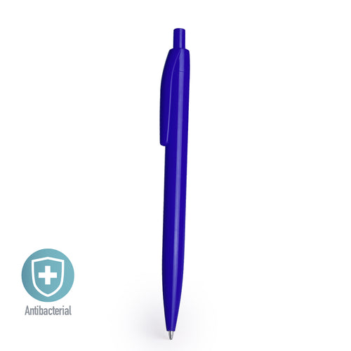 Stylo à bille antibactérien avec mécanisme push-up - Licter Personnalise